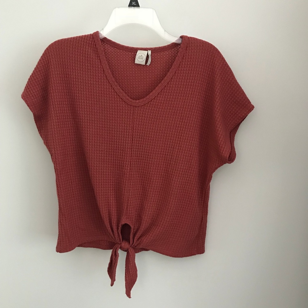 Paper Crane Tie Short Sleeve Shirt